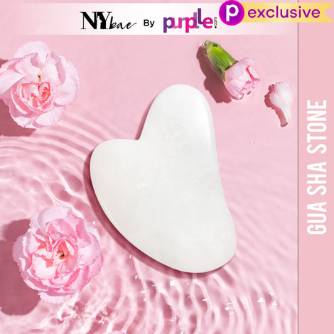 Buy NY Bae Gua Sha Stone | Sculpts Skin | Relieves Tension | Skincare | Reduces Wrinkles | White 1 Pc-Purplle