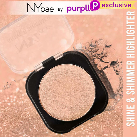 Buy NY Bae Shine & Shimmer Highlighter - Rustic Rose Gold 3 (5 gm) | Rose Gold | Rich Colour | Super Blendable | Multipurpose | Travel Friendly-Purplle