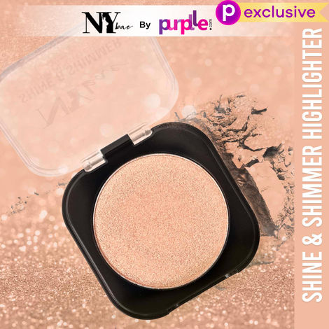Buy NY Bae Shine & Shimmer Highlighter - Starry Silver 01 (5 gm) | Silver | Rich Colour | Blendable | Multipurpose | Travel Friendly-Purplle
