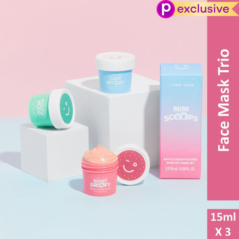 Buy I DEW CARE MINI SCOOPS (Sprinkle, Green Tea, Glycolic Wash-Off Mask) | Korean Skin Care Combo of 3-Purplle