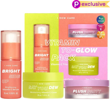 Buy I DEW CARE VITAMIN C TO-GLOW PACK (Brightening Serum, Moisturizing Cream, Lip Mask) | Korean Skin Care Combo of 3-Purplle