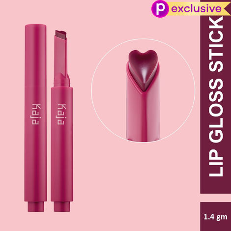 KAJA Heart Melter | Lip Gloss Stick | 04 Be Mine - Punchy fuschia berry | Cruelty-free, Vegan, Paraben-free, Sulfate-free, Phthalates-free, K-Beauty - 1.4 gm