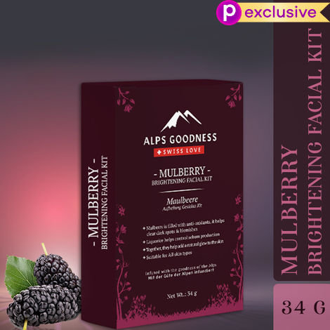 Buy Alps Goodness Mulberry Brightening Facial Kit (34 gm)-Purplle