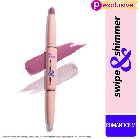 Buy Blue Heaven Swipe & Shimmer Long Lasting Non Transfer Eyeshadow Stick | Matte & Matallic Shades , Romanticism (3 gm)-Purplle