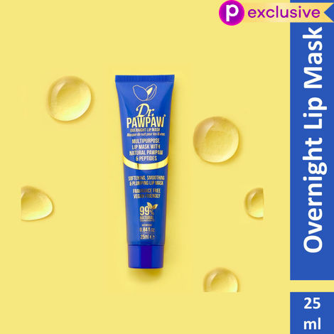 Buy Dr.PAWPAW Overnight Lip Mask (25 ml)| No Fragrance Balm, For Lips, Skin, Hair, Cuticles, Nails, and Beauty Finishing-Purplle