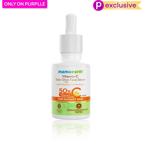 Buy Mamaearth Vitamin C Daily Glow Face Serum with Vitamin C & Turmeric For Radiant Skin -8 ml-Purplle
