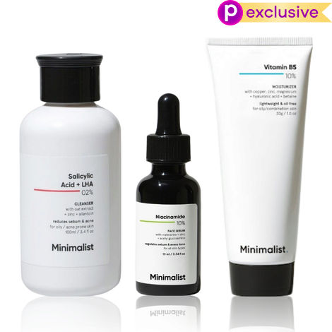 Buy Minimalist Spot Reduction CSM Mini Kit  : (Cleanser 100 ml) + Niacinamide Serum (10 ml) + Moisturizer (30gm)-Purplle