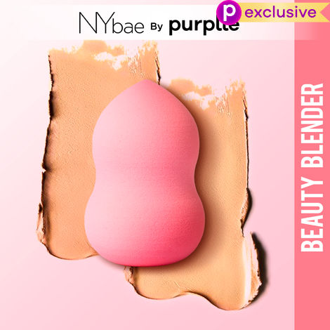 Buy NY Bae Pro Beauty Blender | Pear Shape Blender | Pink | Flawless Makeup Application | Maximum Coverage - Supreme 01 - 1 Pc-Purplle