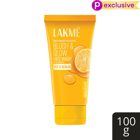 Buy Lakme Blush & Glow LemonA brighteningA Face Wash with vitamin c serumA , 100 gm-Purplle