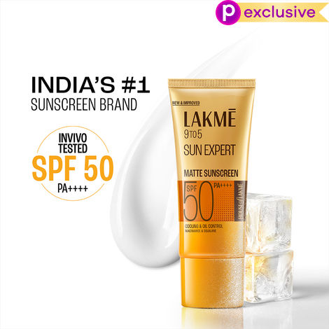 Buy Lakme Sunscreen For Bright Skin, SPF 50 PA++++, Water Light, Niacinamide, In Vivo Tested, 50 ml-Purplle