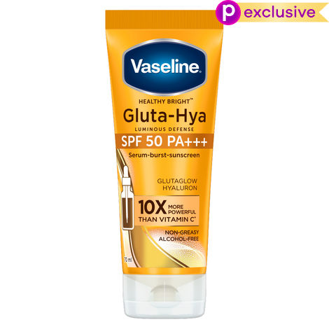 Vaseline Gluta Hya - Antioxidant SPF 50 PA+++ Sunscreen | Glutathione & Hyaluronic Acid 70 ml