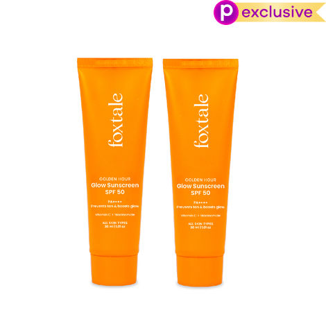 Buy FoxTale Golden Hour Pocket-Fox Duo - SPF 50 Glow Sunscreen (30 ml) + SPF 50 Glow Sunscreen (30 ml)-Purplle