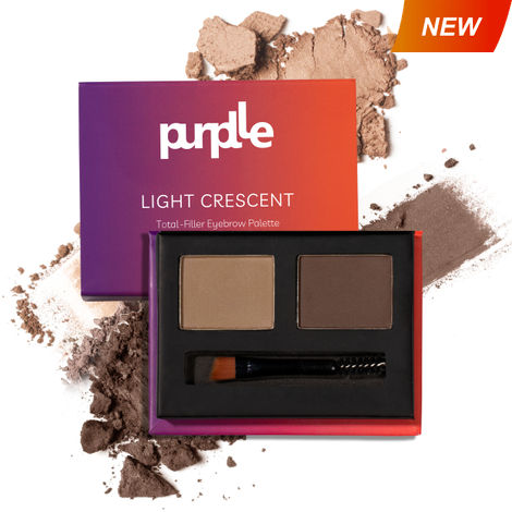 Buy Purplle Eyebrow Palette, Light Crescent Total Filler | For Fuller Brows | Brow Shaping | Eyebrow Enhancer | Natural Looking | Long Lasting (4 gm)-Purplle