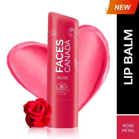 Buy Faces Canada Color Balm | 12Hr Moisture For Dry, Chapped Lips | Vitamin E | Spf 15| Rose Petal Rose 03 (4.5 G)-Purplle