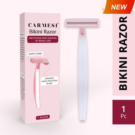 Buy Carmesi Bikini Razor for Women | For Irritation-Free Shaving of Bikini Line | Precision Shave-Purplle