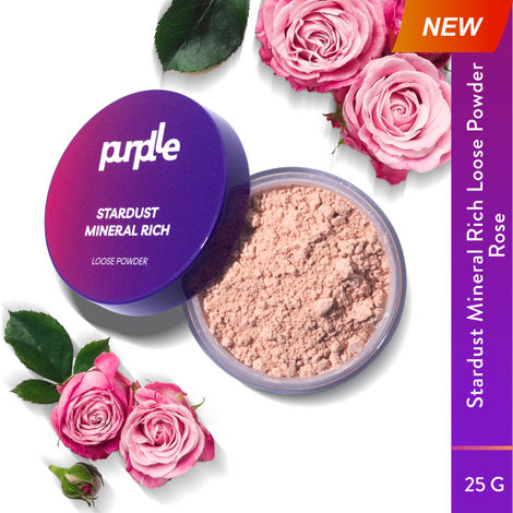 Buy Purplle Stardust Mineral Rich Loose Powder - Rose 1 (25 gm)-Purplle