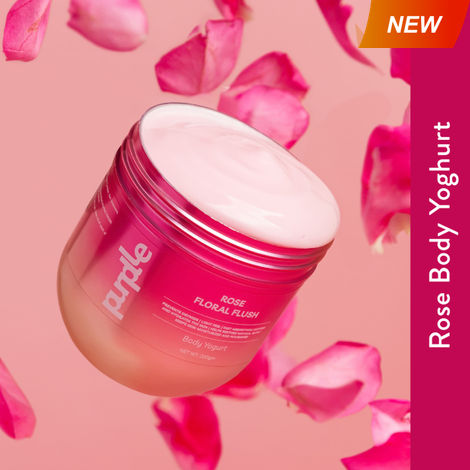 Buy Purplle Rose Floral Flush Body Yogurt | Body Moisturizer (200g)-Purplle