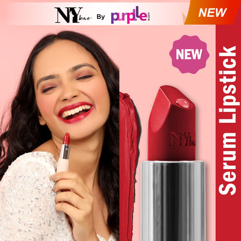 Buy NY Bae Runway Serum Lipstick - Magenta Dew (4.2 g) | Magenta | Highly Pigmented | Vitamin E & Fruit Oils | Lightweight | Non-Drying-Purplle