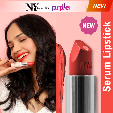 Buy NY Bae Runway Serum Lipstick - Fire Freeze 09 (4.2 gm) | Coral | Highly Pi gmented | Vitamin E & Fruit Oils | Lightweight | Non-Drying-Purplle