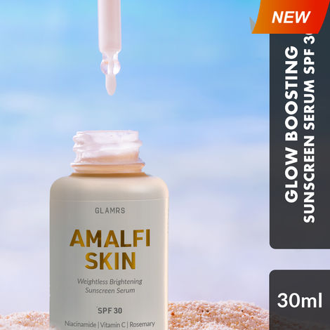 Buy Glamrs Amalfi Skin Weightless Brightening Sunscreen Serum,30 ml-Purplle