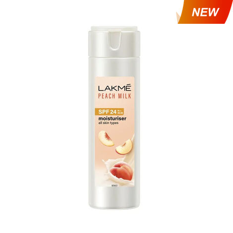 Buy Lakme Peach Milk Moisturizer SPF 24 PA++, 200 ml-Purplle