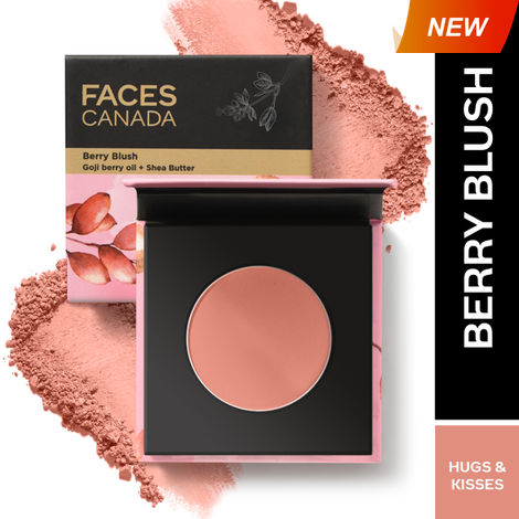 Buy FACES CANADA Berry Blush - Hugs & Kisses 05 4 gm | Lightweight Long Lasting Matte Finish | Silky Smooth Texture | Melts Effortlessly & Buildable | Shea Butter | Vitamin A & C-Purplle