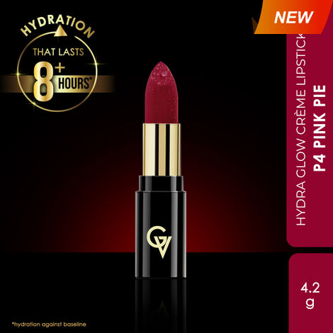 Buy Good Vibes HydraGlow Creme Lipstick | Avocado Oil & Vitamin E | Pink Pie (P4) - (4.2 gm)-Purplle