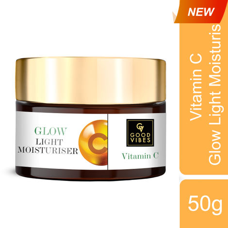 Buy Good Vibes Glow Light Moisturiser - Vitamin C 50g-Purplle
