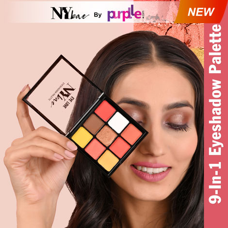 Buy NY Bae Eye Love Eyeshadow Palette - Sunny Side Up 10 (9 gm) | Reds, Yellow | Bright Shades | Matte, Shimmer & Glitter | Long Lasting | Blendable-Purplle