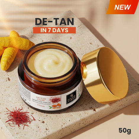 Buy Good Vibes Ubtan De-Tan Glow Day Cream SPF30 | Tan free, Brightening, Depigmentation (50 gm)-Purplle