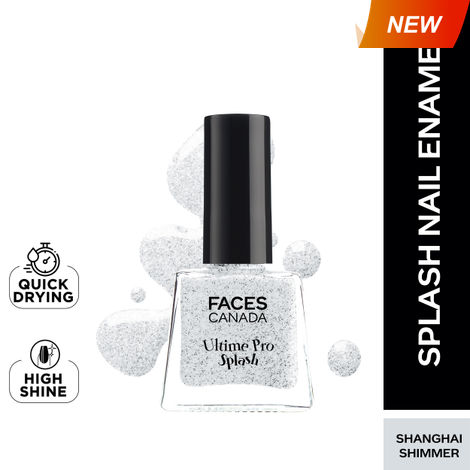 Buy FACES CANADA Ultime Pro Splash Mini Nail Enamel - Shanghai Shimmer 23 (5 ml) | Quick Drying | Glossy Finish | Long Lasting | No Chip Formula | High Shine Nail Polish For Women | No Harmful Chemicals-Purplle