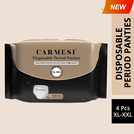 Buy Carmesi Disposable Period Panties (XL-XXL) - 4 Pcs-Purplle