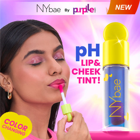 Buy NY Bae pH Lip & Cheek Tint (5 ml) | Colour Changing | Custom Shade | pH Adaptable | Dewy Blush | Glossy Lips | Lightweight | Non-Sticky | Multi-use-Purplle