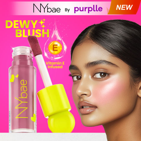 Buy NY Bae Dewy Creme Blush - Sweet Mauve 02 (5.5 ml) | Liquid Blush | Dewy & Bold Finish | Natural Glow | Lightweight Formula | Buildable Pigment | Everyday Makeup | Hydrating Blush | Silky & Weightless | Long-Lasting Wear-Purplle