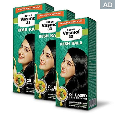 Super Vasmol Kesh Kala 100ml - Pack of 3