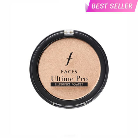 Buy FACES CANADA Ultime Pro Illuminating Powder, 9 gm | Long Lasting Radiance | Oil Control | Lightweight Highlighter| Luminous Looking Skin | Blends Easily-Purplle