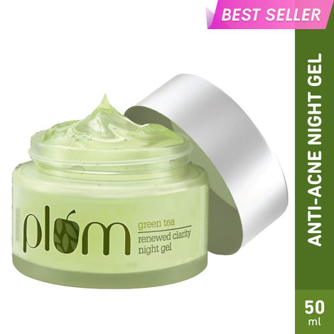 Buy Plum Green Tea Renewed Clarity Night Gel (50 ml)-Purplle
