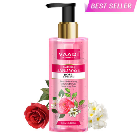 Buy Vaadi Herbals Hydrating Rose & Jasmine Hand Wash (250 ml)-Purplle