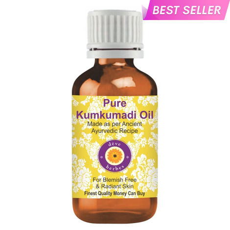 Buy Deve Herbes Pure Kumkumadi Oil For Blemishes Free and Radiant Skin Natural Therapeutic Grade 30 ml-Purplle