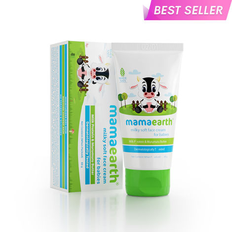 Buy Mamaearth Milky Soft Face Cream With Milk Protein & Murumuru Butter for Babies, 60 gm-Purplle