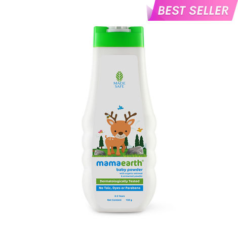 Buy Mamaearth Dusting Powder with Oatmeal & Corn Starch for Babies, 150 gm-Purplle