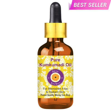Buy Deve Herbes Pure Kumkumadi Oil For Blemishes Free and Radiant Skin with Glass Dropper Natural Therapeutic Grade 15 ml-Purplle