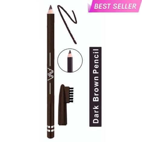 Buy AYA Waterproof Eyebrow Pencil With Brush (Dark Brown) ,1.4 gm-Purplle