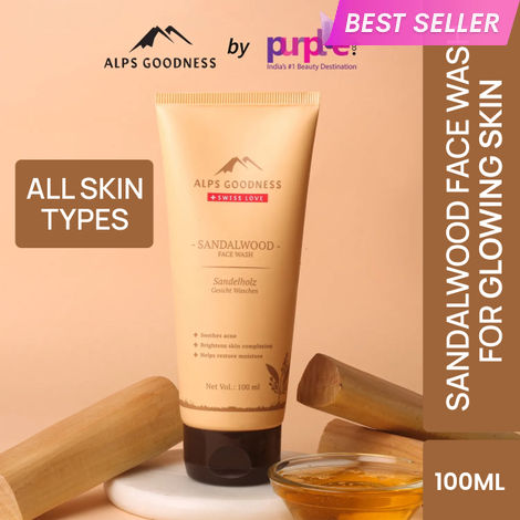 Buy Alps Goodness Sandalwood Face Wash (100ml)-Purplle