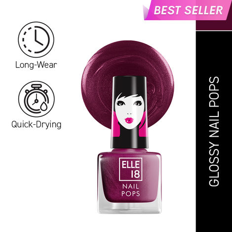 Buy Elle18 Nail Pops Nail Color - Shade 132 (5 ml)-Purplle