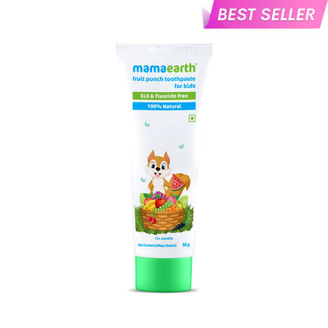 Buy Mamaearth Fruit Punch Toothpaste For Kids (50 g)-Purplle