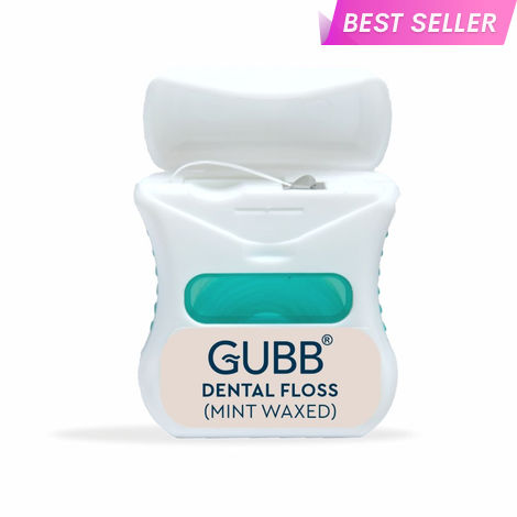 Buy GUBB Dental Floss Thread, Mint Waxed - 50M-Purplle