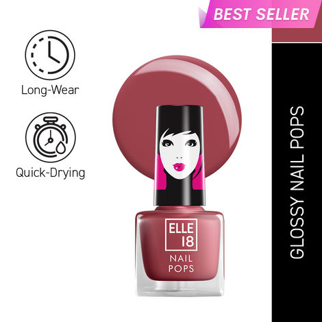 Buy Elle18 Nail Pops Nail Color 160 (5 ml)-Purplle