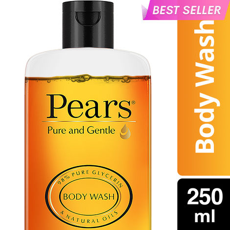 Buy Pears Pure & Gentle Shower Gel (250 ml)(Free Loofah)-Purplle