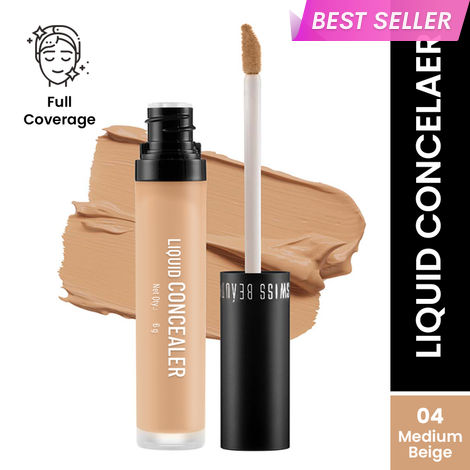 Buy Swiss Beauty Liquid concealer - Medium-Beige (6 gm)-Purplle